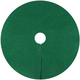 Salcar Weihnachtsbaumdecke Weihnachtsbaum Rock Runde Form Christbaumständer, Filzteppich Decke Abdeckung für Weihnachtsbaum für Bodendekoration Grün